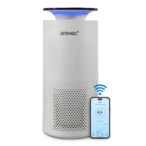 AROVEC Air Purifier Smart Plus True HEPA Air Purifier for Home, B...