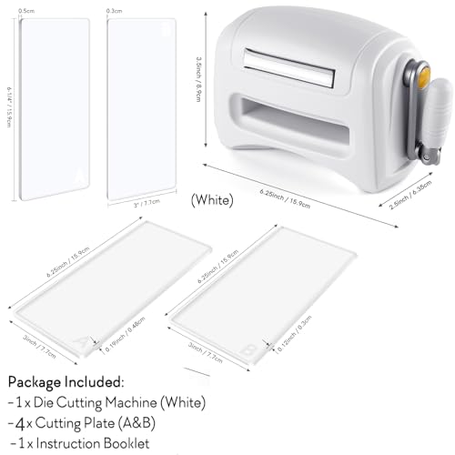 Mini máquina manual de corte e gravação em relevo para artes e artesanato, scrapbooking e fabricação