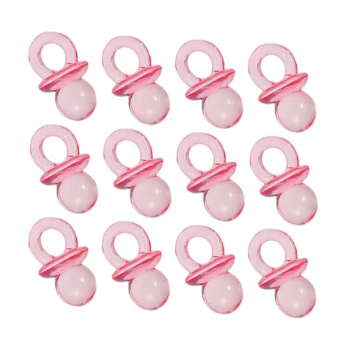 Toddmomy Mini Pacifiers for Shower Game 200pcs Acrylic Toys Gender Reveal Party Decorations Shower Party Favor