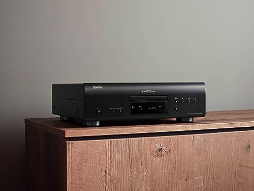 Denon DCD-1700NE odtwarzacz CD/SACD, ultra-precyzyjny konwerter D/A 192 kHz/32-bitowy, odporna na wibracje, obsługuje pliki DSD, FLAC i WAV, tryb Pure Direct, 2 cyfrowe wyjścia audio, czarny
