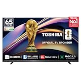 TOSHIBA 164 cm (65 Inches) 4K Ultra HD Smart Mini LED QLED TV | 165Hz Game Mode, Dolby Atmos | ZR 2.1.2 CH, 77W Speakers with Sub Woofer | HDR10+ | REGZA Engine ZRi | VIDAA OS | 65Z770RP (Black)