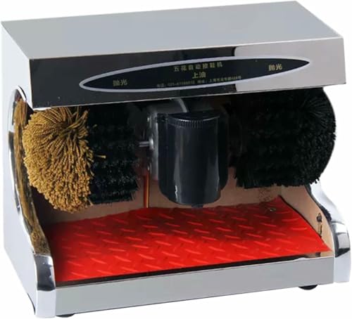 MNJVCFDS Limpiabotas Eléctrico Limpiabotas Automático, Cepillo Eléctrico para Zapatos Doméstico, Aceites, Pulidora Eléctrica Limpiadora De Zapatos