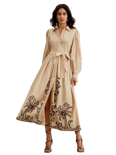 Image of SMOWKLY Cotton Blend Women's Casual Dress Mid-Length Maxi Dress for Woman ||Stylish Frocks for Women ||One Piece Dress for Women || Long Midi Dress for Woman || Party & Beach Wear