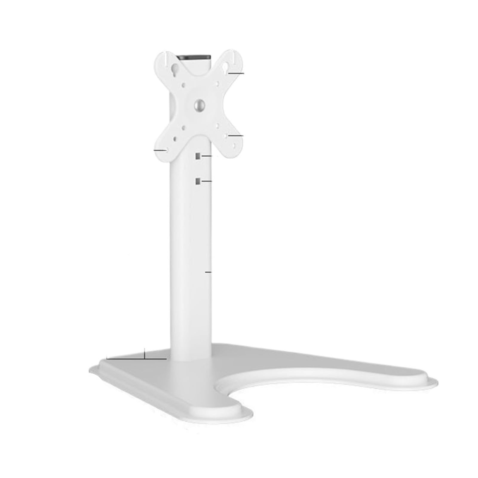 IKPGBZXM Monitor stand rotation and height adjustment hole spacing(Chadaptedwhite)