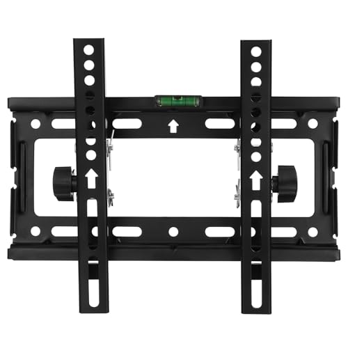 Toyvian Staffa Tv da Parete Regolabile per Schermi da Supporto per Televisori Montaggio Robusto e Salvaspazio per Soggiorno Moderno