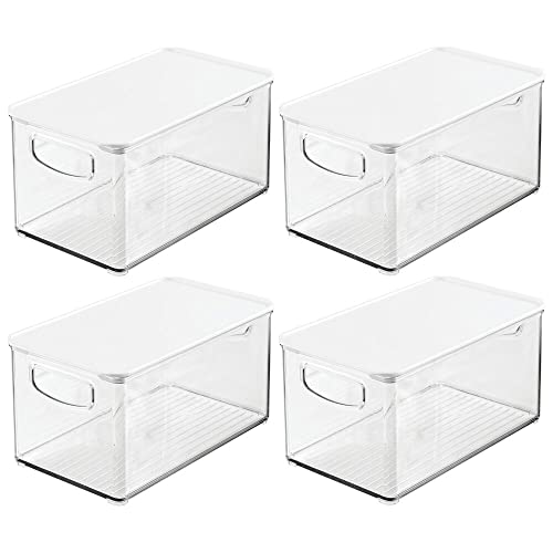 MDesign Set da 4 box in plastica per ufficio o