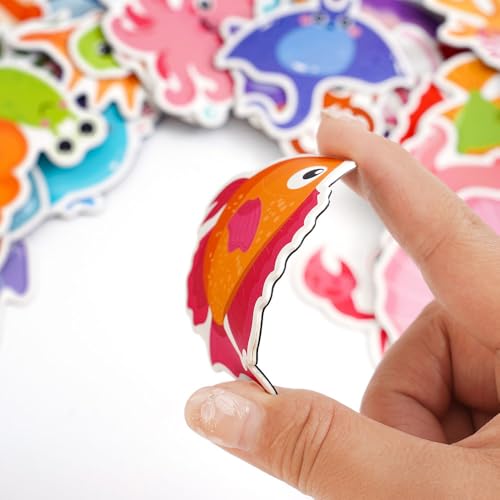 Imanes decorativos oceánicos 47 piezas para refrigerador miniatura 3