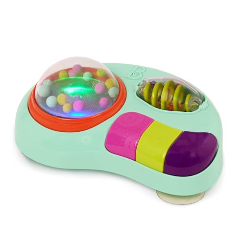B. toys - Whirly Pop - Baby Activitätsstation - Hochstuhl Saugnapf-Spielzeug mit Musik und Lichtern - Sensory Activity Center - 6 Monate