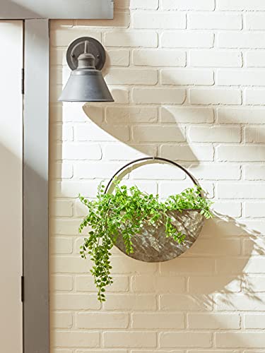 DII-Galvanized-Planter-Collection-Wall-Hanging-145x4x145-Iron DII Galvanized Planter Collection Wall Hanging 145x4x145 Iron