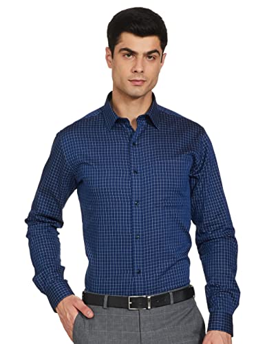 Image of Raymond Men's Checkered Slim Fit Shirt