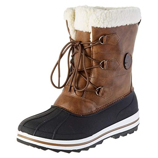 Kimberfeel Adrien - Botas de nieve para hombre, Chocolate, 46EU