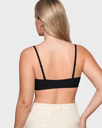 Image of INLYRIC Women's Inbarely Soft Bralettes - Cami Bras No Underwire Seamless Unlined Comfort Bralette