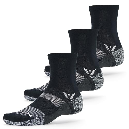 Image of Swiftwick- FLITE XT FIVE Running & Golf Socks, Fitness, Ultimate Stability, Non-Slip Crew Socks