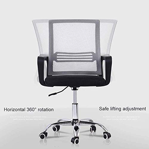 Chaise de bureau avec support lombaire et dossier en maille pour éviter le mal de dos - 6