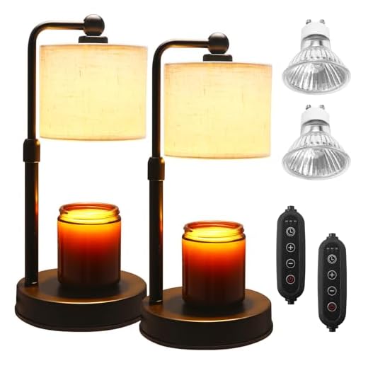 Are scented candles allowed in checked luggage 2 Pack Dimmable Candle Warmer Lamp