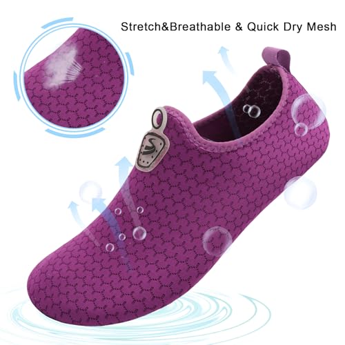 Image of Spesoul Womens Mens Water Shoes Quick Dry Beach Swim Shoes Barefoot Aqua Socks Outdoor Sand Socks for Pool River Diving