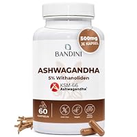 Bandini® Ashwagandha Withania Somnifera - Ashwagandha-Wurzelextrakt KSM-66®