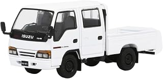 ジェネシスカンパニー (Genesis Company) MODEL 1 1/64 いすゞ エルフ (NHR) ダブルキャブ小型トラック- ホワイト LHD 完成品 T66642