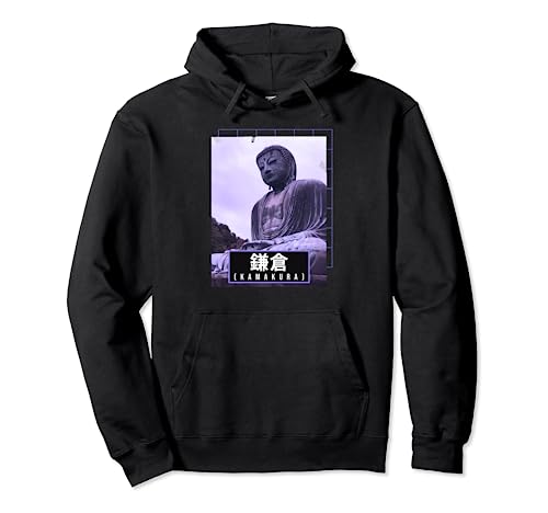 Japan Souvenir Travel Aesthetic City Kamakura Pullover Hoodie