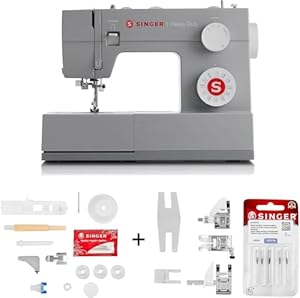 Singer Heavy Duty HD 4423 Nähmaschine mit verstärktem Motor und exklusivem BONUS-SET VON CUCIREONLINE