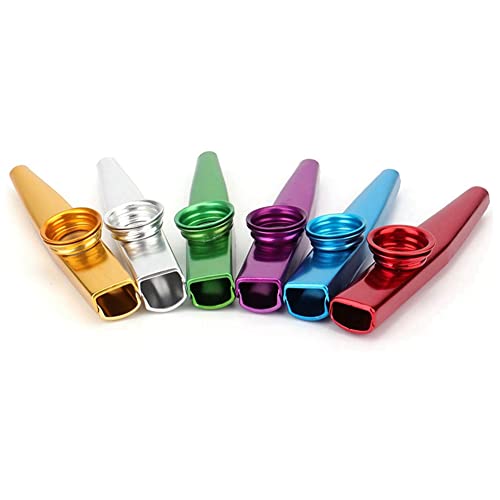 Compagnon de FlûTes D’Instruments de Musique Kazoo en MéTal 18 PièCes avec Diaphragmes Kazoo pour Guitare, UkuléLé… - Les Beatles, Paul McCartney, John Lennon, RIngo Starr, George Harrison Compagnon de FlûTes D'Instruments de Musique Kazoo en MéTal 18 PièCes avec Diaphragmes Kazoo pour Guitare, UkuléLé… – Image 6