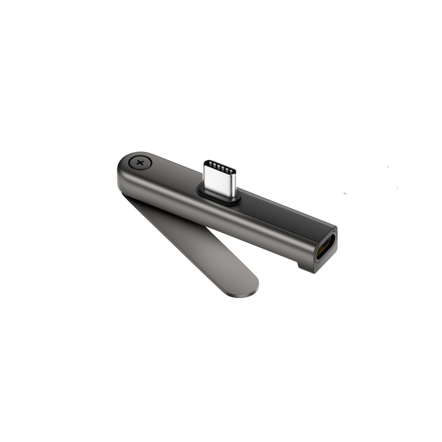 240W USB C Adapter & Foldable Phone Stand, 90- Degree Right Angle Connector