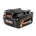 RIDGID 18V 4.0 AH MAX Output Lithium-ION Battery AC840040