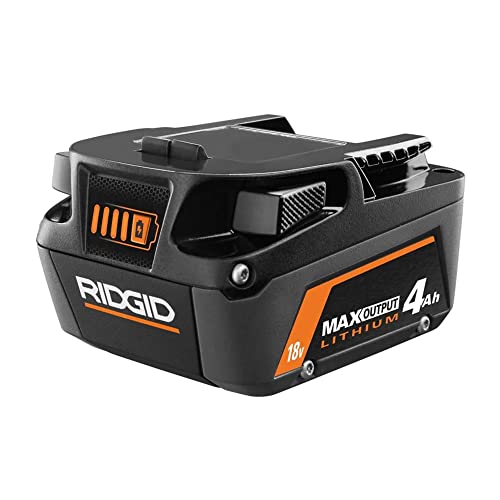 RIDGID 18V 4.0 AH MAX Output Lithium-ION Battery AC840040
