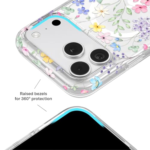 VELVET CAVIAR Case for iPhone 17 Pro Max | Compatible with MagSafe | 10ft Drop Tested | Cute Girly Protective Designer Cases for Women | Enchanted Floral Wildflowers 2.0 by VELVET CAVIAR - Used condition - Image 4