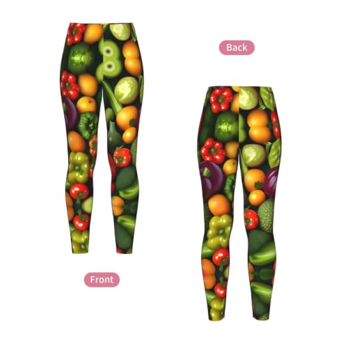 Leggings de compresión suave ropa de gimnasio mujer con estampado vegetal 4