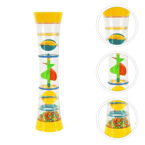 Kaléidoscope rotatif jaune pour communication parent-enfant