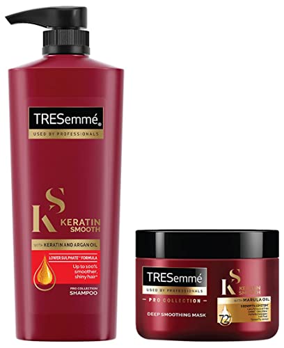 Image of Tresemme Keratin Mask, 300 Ml & Keratin Smooth Shampoo 580 Ml