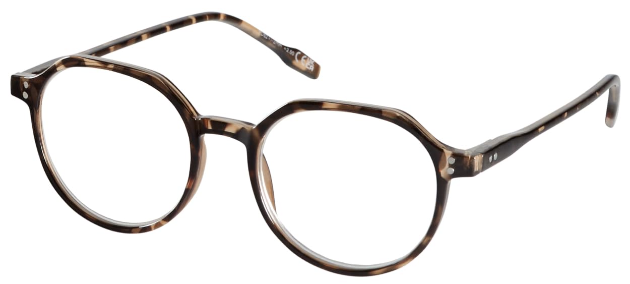 Remaldi Whitstable Reading Glasses, Tortoise, 2.5