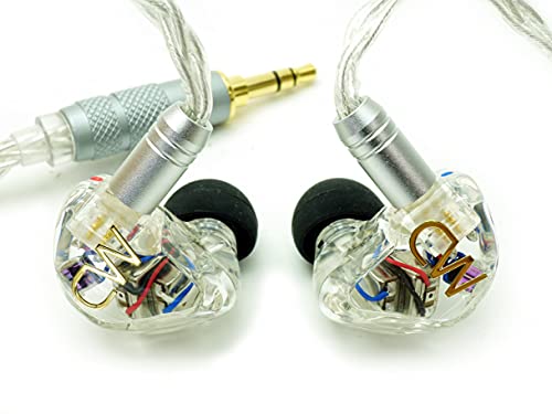 �J�i�����[�N�X ���j�o�[�T���C���[���j�^�[ CW-U12aEX ��R�[�g�P�[�u�� �L�� 3.5���� 2pin �C�����j �C���z�� 2way/2driver Universal In-Ear Monitor