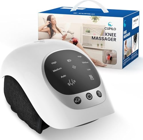 CuPiLo Knee Massager with Heat - HSA Eligible,Heating and Vibrating Pain Relief Knee Massager for...