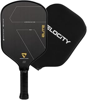 Velocity Pro Pickleball Paddle, T700 Carbon Fiber with 16mm Proprietary Core, USAPA Approved, Elongated Anti-Slip Handle for Power, Spin, Control & Speed Pickleball Racket (with Cover)