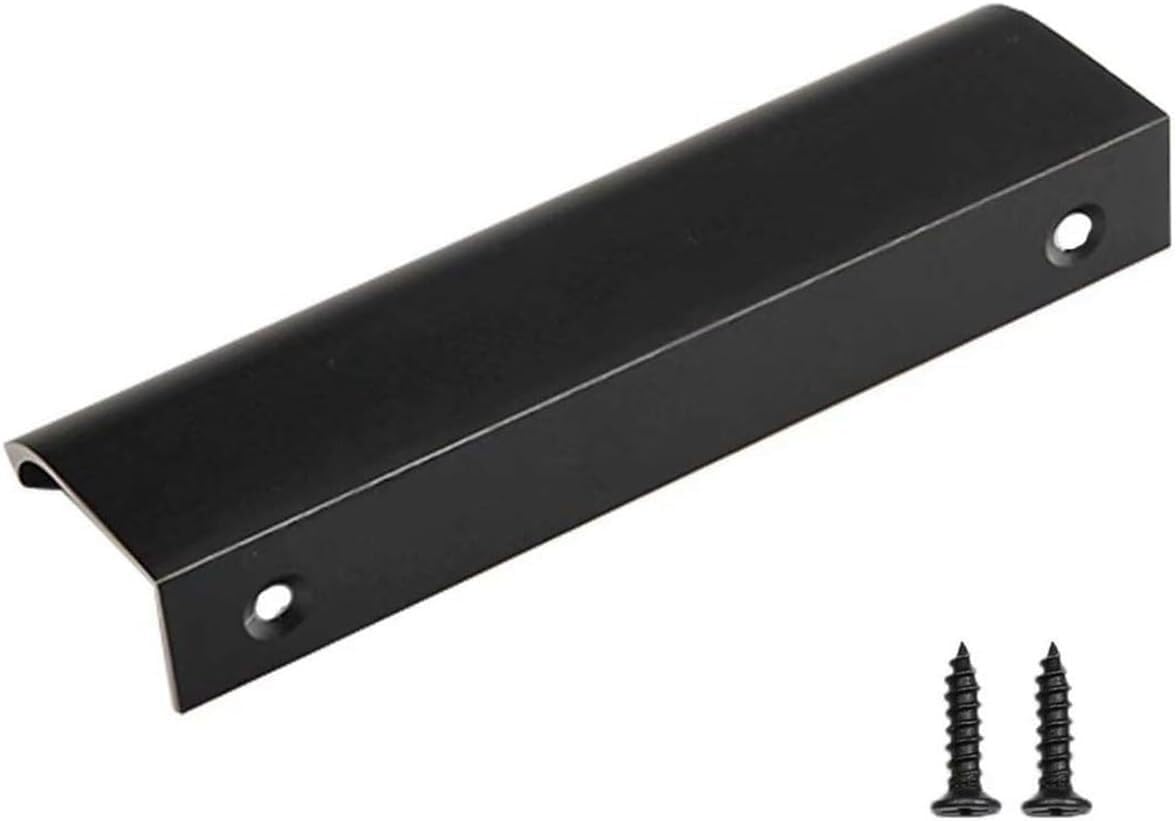 Tnbccxn One Color Cabinet Handles, Concealed Handles, 10 Pcs，Cabinet Hardware(Hole Distance 96 Mm)