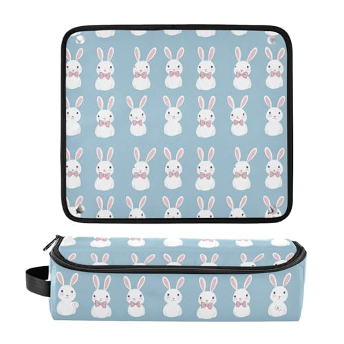 Bolso organizador de viaje resistente al calor para herramientas de cabello preppy festive marble, con tapete aislante para planchas y rizadores miniatura 3