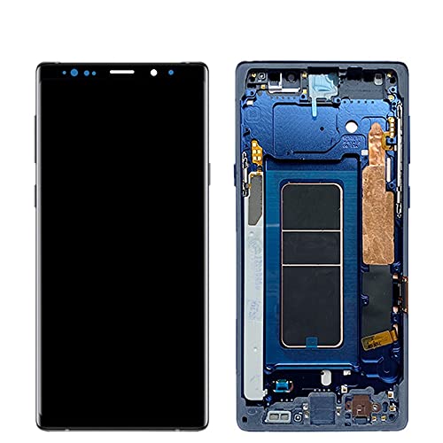 Original para Samsung Galaxy Note9 LCD N960F com moldura azul Super AMOLED Note 9 SM-N960A N960U LCD
