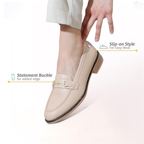 Image of YOHO Bliss Loafers for Women | Comfortable & Stylish Bellies | Fashion Moccasins with Footpharma Footbed | Slip-on for Casual & Formal Wear | 003