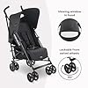 My Babiie MB01 Stroller - from Birth to 4 Years (22kg), Lightweight & Compact Umbrella Fold, Travel Buggy for Toddlers - Black