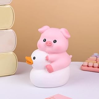 Duck Piggy Bank for Kids, Unbreakable Money Coin Bank for Boys and Girls, Great Gifts for Birthday, Easter, Christmas (D)