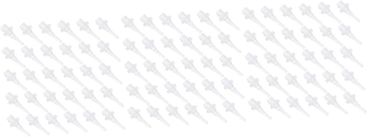 90pcs Ear Washer Nozzles Safe Ear Wax Cleaning Accessories Compact Lightweight Nozzles for Ages Reusable Supplies White