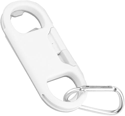 Miniatura 9 de 2 unids creativo llavero de datos cable abrebotellas llavero elegante blanco llavero para carga móvil caja blanca embalaje