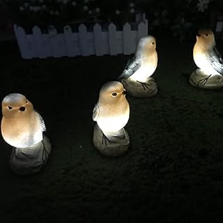 JeeYee Bird Solar Lights LED Light Garden Ornaments Solar Powered Decorative Animal Lights Waterproof Outdoor Yard Patio