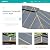 MELLCOM 12x14FT Hardtop Gazebo,Wooden Finish Coated Aluminum Patio Gazebo with Aluminum Composite Double Roof for Patio Lawn and Garden, Curtains and Netting Included