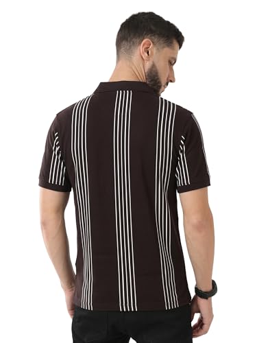 Image of fanideaz Branded Mens Half Sleeve Cotton Striped Polo T-Shirt for Mens || Polo Tshirt for Men || Branded Tshirt for Men