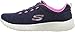 Skechers Sport Women's Burst Equinox Fashion Sneaker,Navy/Hot Pink,8 M US
