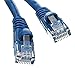 eDragon Cat5e Ethernet Patch Cable, (14 Feet/4.2 Meters), Snagless/Molded Boot, Blue, (4 Pack)