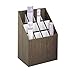 for 12 Compartment Upright Corrugate Fiberboard Roll Files in Walnut